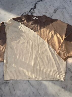 Vine & Love  Colorblock Sweater